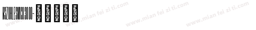 KSZUHLESMC0 30 00字体转换
